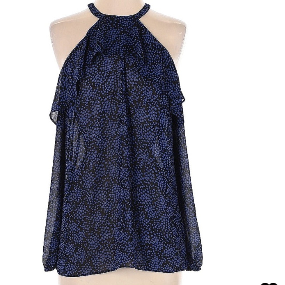 MICHAEL KORS Cold Shoulder, Long sleeves Blue
